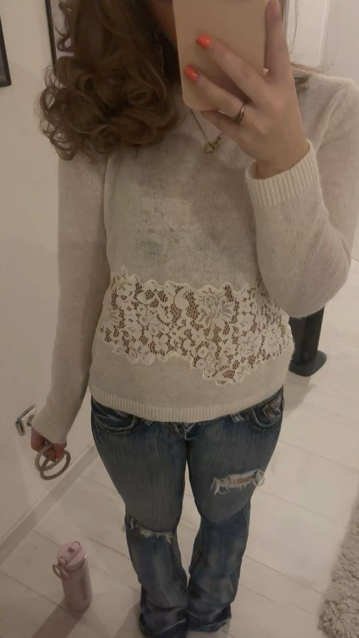 GINA sweater lace