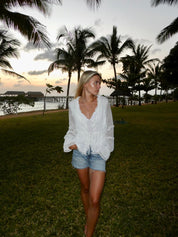 MARGOT ruffle blouse