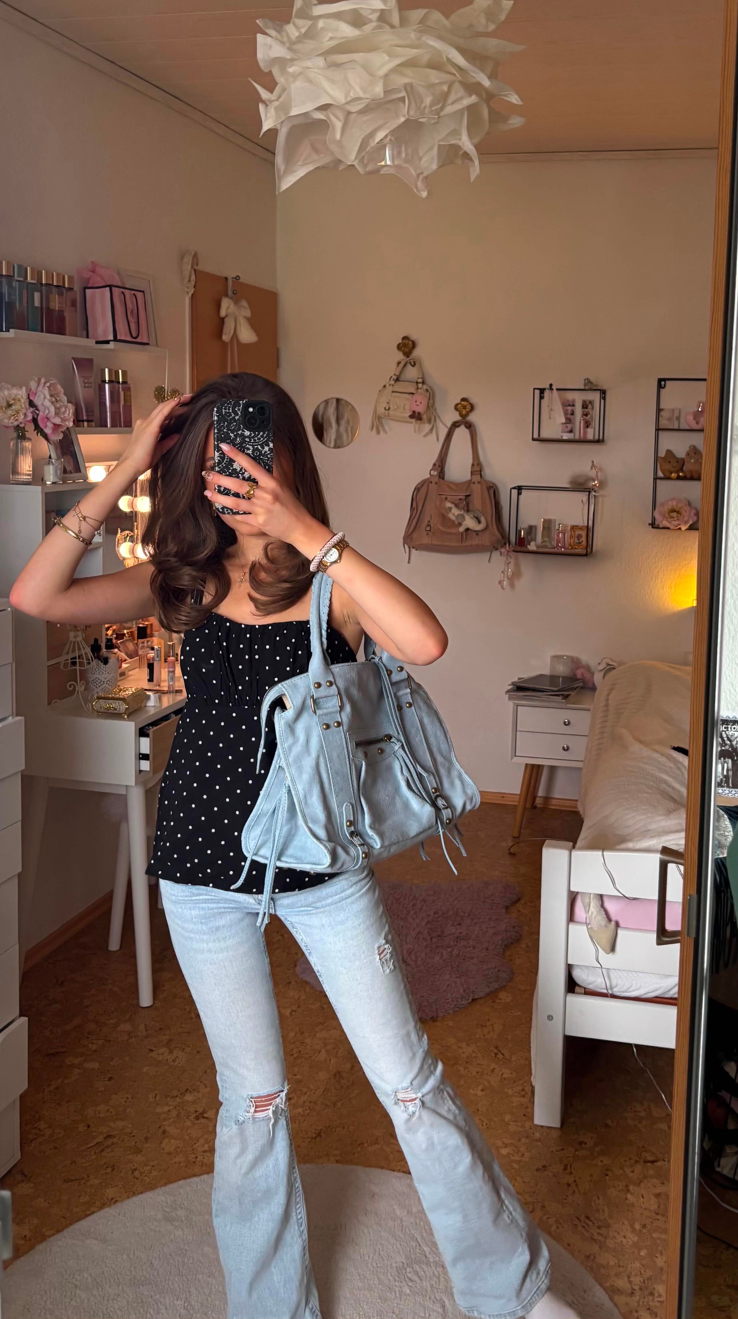 CITY bag big light blue