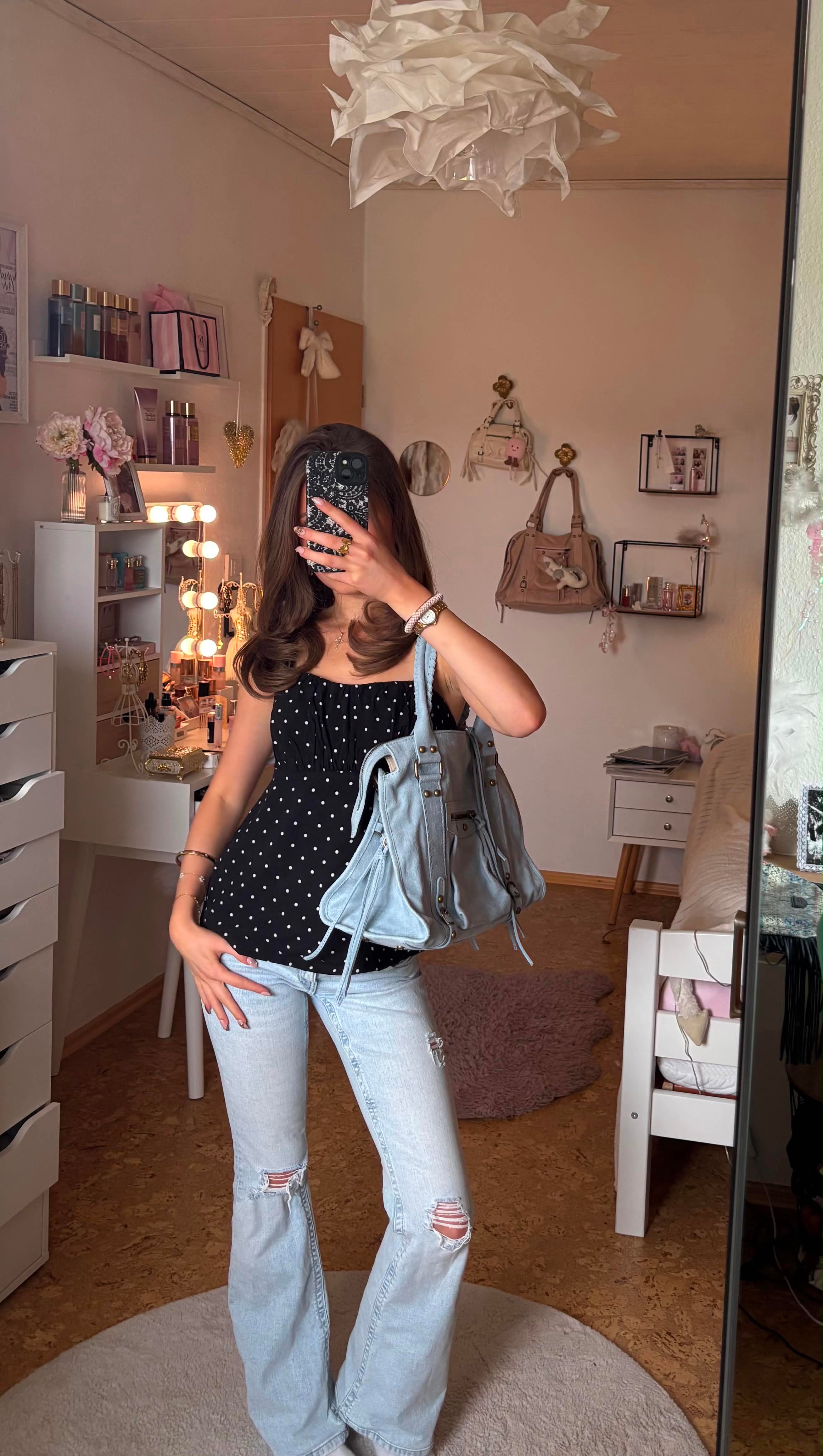 CITY bag big light blue