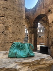 CITY bag big turqouise