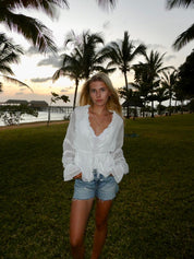 MARGOT ruffle blouse
