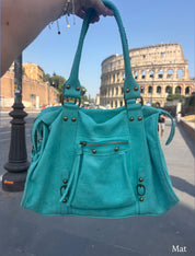 CITY bag big turquoise