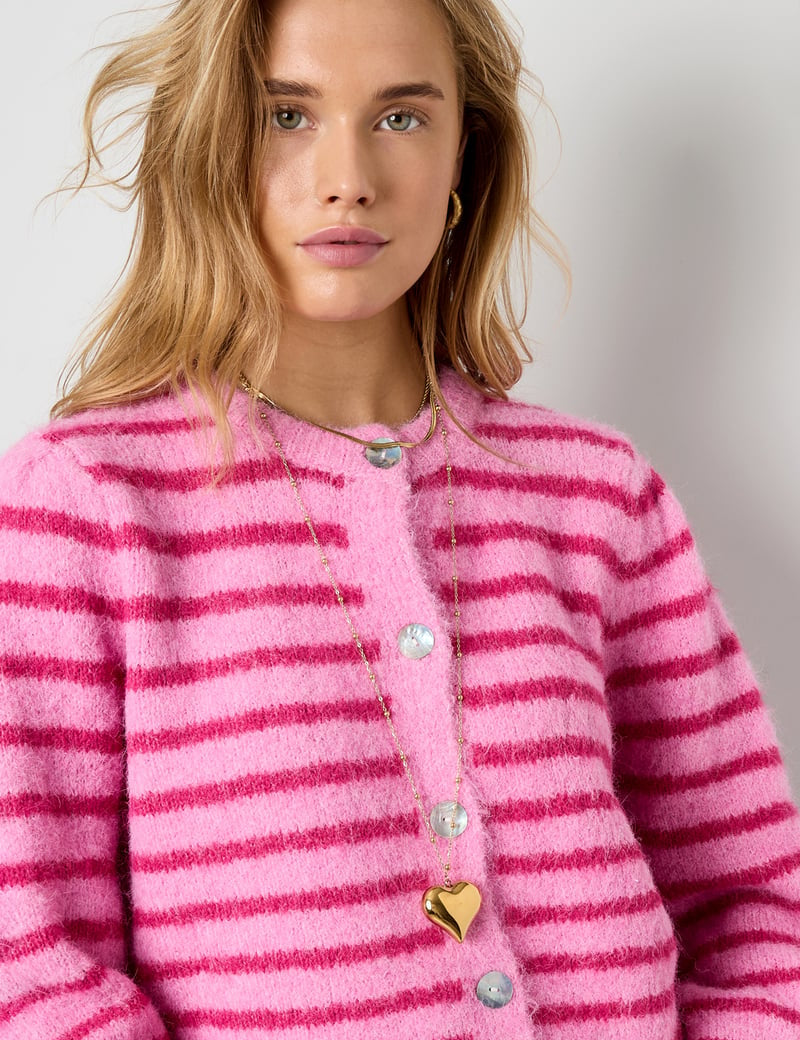 Stainless Steel Long Necklaces Heart Casual Daily Simple Series Women's jewelry