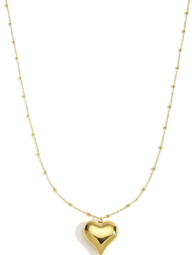 Stainless Steel Long Necklaces Heart Casual Daily Simple Series Women's jewelry